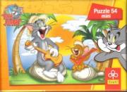 Opakowanie Puzzle 54 mini Wakacje Toma&Jerry'ego Gitara TREFL