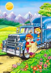 Opakowanie Puzzle 60 Maxi - Wycieczka w góry MAXIM