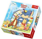 Opakowanie Puzzle konturowe 100 Kubuś Puchatek Dobranoc TREFL
