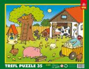 Opakowanie Puzzle ramkowe - Na farmie TREFL