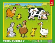 Opakowanie Puzzle ramkowe - Wiejskie zwierzęta TREFL