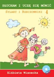 Okładka książki Słucham i uczę się...Sylaby i rzeczowniki +CD cz.4