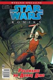 Okładka książki Star Wars komiks. Polowanie na Aurrę Sing