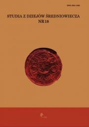 Opakowanie Studia z dziejów średniowiecza Tom 18