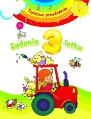 Okładka książki Tęczowe przedszkole - Zadania 3-latka
