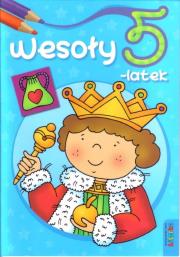 Okładka książki Wesoły 5-latek LITERKA