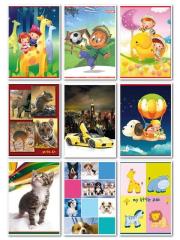 Opakowanie Zeszyt A5/16K/BR kratka 20 szt. mix