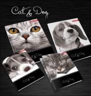 Opakowanie Zeszyt A5/60K/BR kratka 10 szt. Cat&Dog