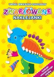 Okładka książki Zwariowane naklejanki - Dino