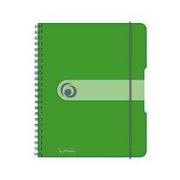 Opakowanie Brulion na spirali A5/80K kratka PP zielony