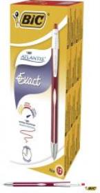 Opakowanie Długopis Atlantis Exact - czerwony (12 szt.) BIC