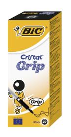 Opakowanie Długopis Cristal Grip czarny (20szt) BIC