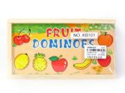 Opakowanie Domino drewniane Owoce