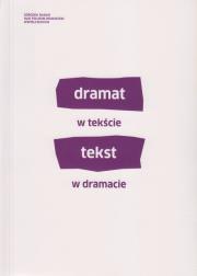 Opakowanie Dramat w tekście tekst w dramacie