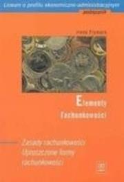 Okładka książki Elementy rachunkowości. Zasady rachunkowości WSiP