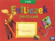 Entliczek Pentliczek 5-latek Pakiet podstawowy NE. Autor: Deskur Andrzej Maria, Pietrzak Marta. Dadada.pl Okładka książki Entliczek Pentliczek 5-latek Pakiet podstawowy NE