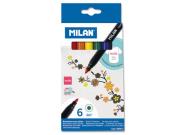 Opakowanie Flamastry do tkanin 6 kolorów MILAN