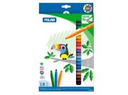 Opakowanie Flamastry ze stożkową końcówką 18 kolorów MILAN