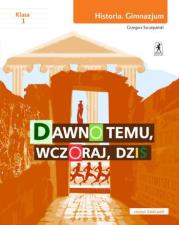 Historia GIM 1 ćw Dawno temu, wczoraj STENTOR. Autor: Grzegorz Szczepański. Dadada.pl Okładka książki Historia GIM 1 ćw Dawno temu, wczoraj STENTOR
