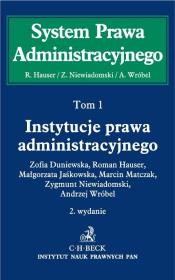 Okładka książki Instytucje prawa administracyjnego. Tom 1