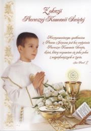 Karnet komunijny B6 mix. Autor: B6-B. Dadada.pl Okładka książki Karnet komunijny B6 mix