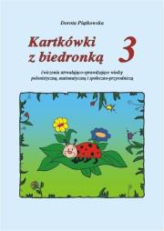 Kartkówki z biedronką 3. Autor: Dorota Piątkowska. Dadada.pl Okładka książki Kartkówki z biedronką 3