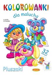 Okładka książki Kolorowanki dla malucha Pluszaki