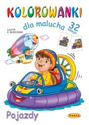 Okładka książki Kolorowanki dla malucha Pojazdy