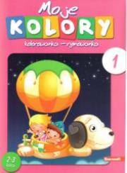 Okładka książki Kolorowanki - rymowanki. Moje kolory 1