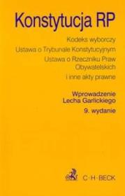Okładka książki Konstytucja RP wyd. 9. Teksty Ustaw