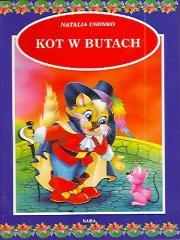 Kot w Butach broszura SARA. Autor: Natalia Usenko. Dadada.pl Okładka książki Kot w Butach broszura SARA