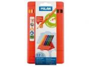 Opakowanie Kredki trójkątne Flexi Box 12 kolorów MILAN