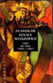 Listy do żony T1 (1923-1927). Autor: Stanisław Ignacy Witkiewicz. Dadada.pl Okładka książki Listy do żony T1 (1923-1927)