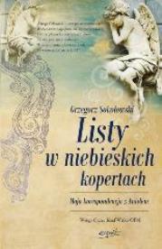 Listy w niebieskich kopertach. Autor: Grzegorz Sokołowski. Dadada.pl Okładka książki Listy w niebieskich kopertach