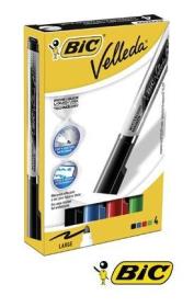 Marker suchościeralny Velleda (4 szt.) BIC. Wydawca: Bic. Dadada.pl Opakowanie Marker suchościeralny Velleda (4 szt.) BIC