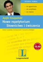 Nowe Repetytorium. Hiszpański ''L. Autor: praca zbiorowa. Dadada.pl Okładka książki Nowe Repetytorium. Hiszpański ''L