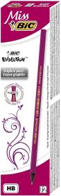 Ołówek Miss BIC Eco Evolution BCL (12 szt.) BIC. Wydawca: Bic. Dadada.pl Opakowanie Ołówek Miss BIC Eco Evolution BCL (12 szt.) BIC
