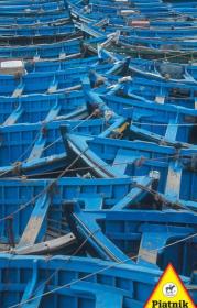 Piatnik, Puzzle Błękitne łódki, 1000 elementów. Autor: Piatnik. Dadada.pl Okładka książki Piatnik, Puzzle Błękitne łódki, 1000 elementów