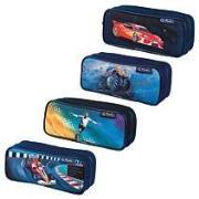 Opakowanie Piórnik kosmetyczka podwójny midi Boys (4szt)