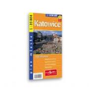Okładka książki Plan Miasta Kraków + 3 Miasta 1:20 000 DEMART