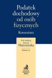 Podatek dochodowy od osób fizycznych Komentarz 2015. Autor: Marciniuk Janusz. Dadada.pl Okładka książki Podatek dochodowy od osób fizycznych Komentarz 2015