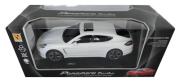Opakowanie Porsche Panamera Turbo zdalnie sterowane skala 1:18 białe