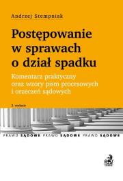 Okładka książki Postępowanie w sprawach o dział spadku