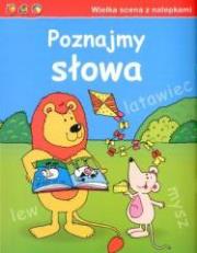 Okładka książki Poznajemy słowa z nalepkami FK