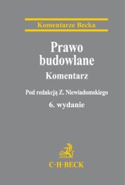 Prawo budowlane Komentarz. Autor: Niewiadomski Zygmunt. Dadada.pl Okładka książki Prawo budowlane Komentarz