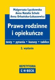 Prawo rodzinne i opiekuńcze. Autor: Łączkowska Małgorzata, Schulz Anna Natalia, Urbańska-Łukaszewicz Anna. Dadada.pl Okładka książki Prawo rodzinne i opiekuńcze