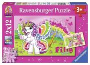 Opakowanie Puzzle 2x12 Filly i przyjaciółka
