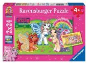 Opakowanie Puzzle 2x24 Filly Magiczny świat
