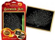 Scratch Art. Złota seria - Paw. Wydawca: Ranok-Creative. Dadada.pl Opakowanie Scratch Art. Złota seria - Paw