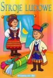 Okładka książki Stroje ludowe kolorowanka